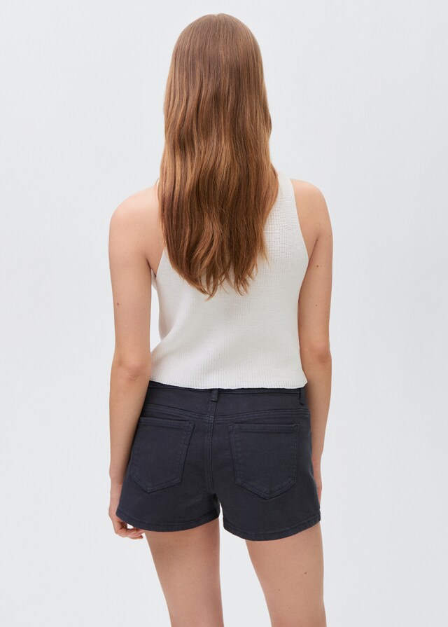 Mango Jeans-Shorts mit hoher Taille Sonderangebot