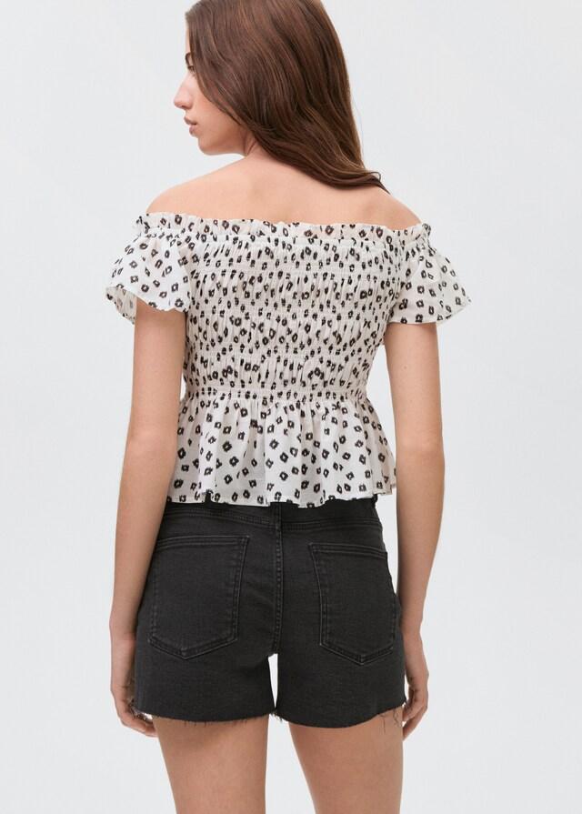 Mango Jeansshorts mit Nieten Rabatt