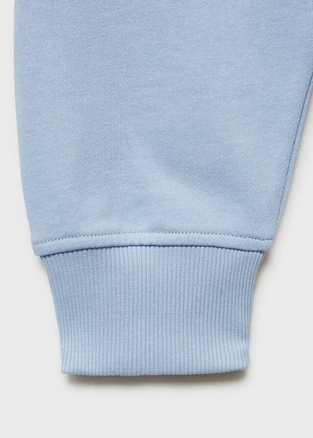 Mango Baumwoll-Sweatshirt mit aufgedrucktem Schriftzug Flash Sale