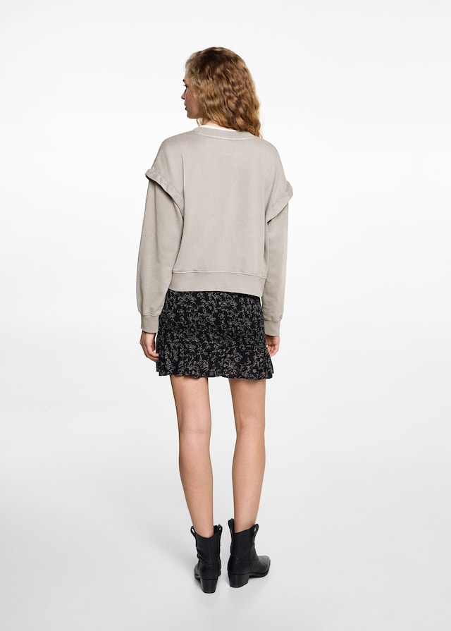 Mango Sweatshirt mit abfallenden Schultern Black Friday