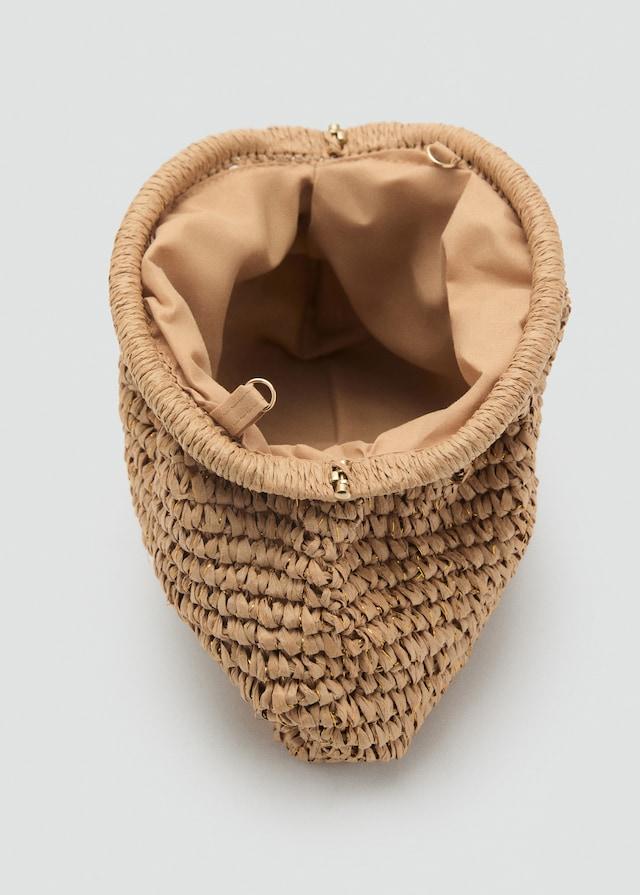 Mango Clutch-Tasche aus Naturfaser JETZT KAUFEN