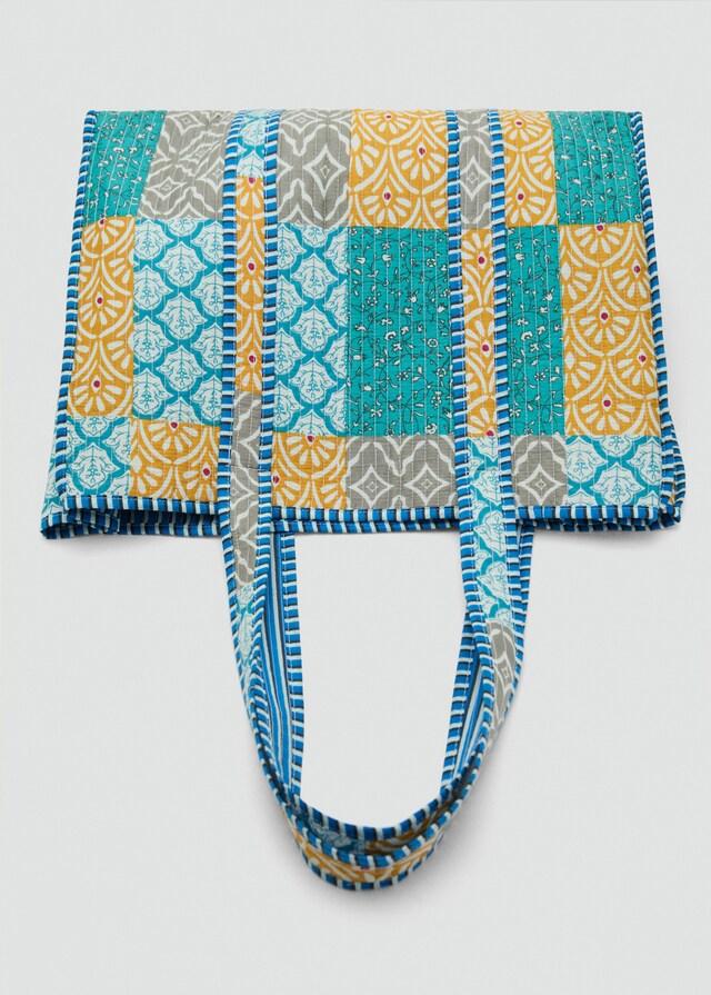 Mango Patchwork-Stepptasche Neueste Stile