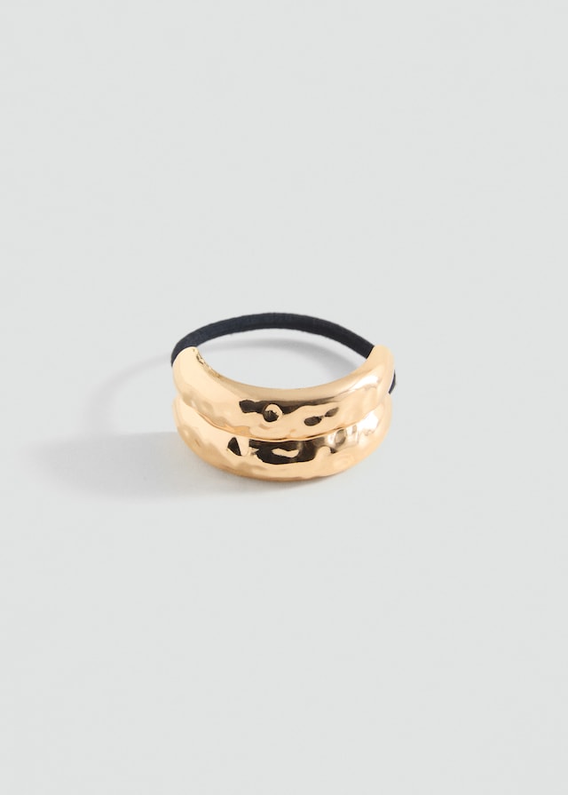 Mango Gummi mit Metall-Applikation im Angebot