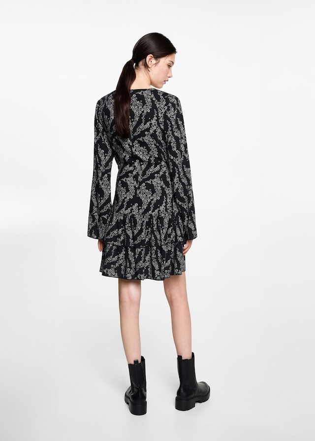 Mango Kleid mit Blumendruck Black Friday