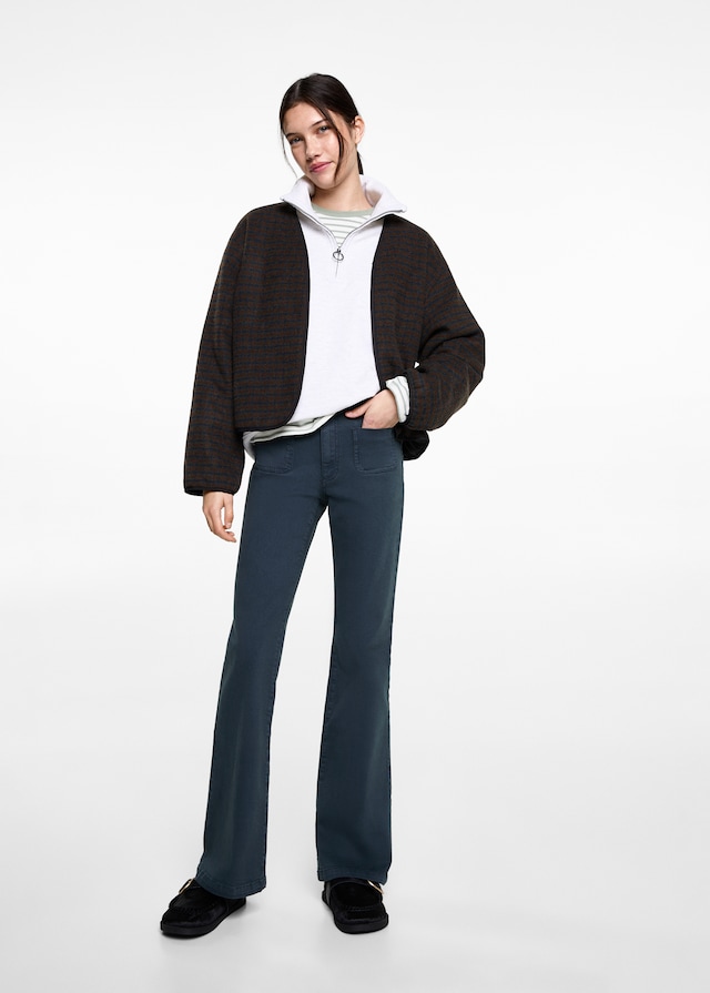 Mango Flared-Jeans mit Taschen Jubiläumsangebot