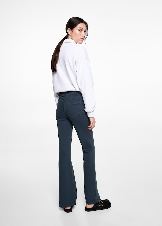Mango Flared-Jeans mit Taschen Jubiläumsangebot