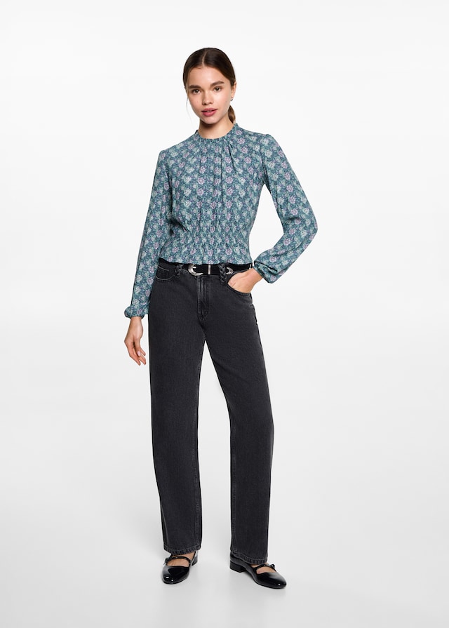 Mango Bluse mit Blumenmuster Neuheiten