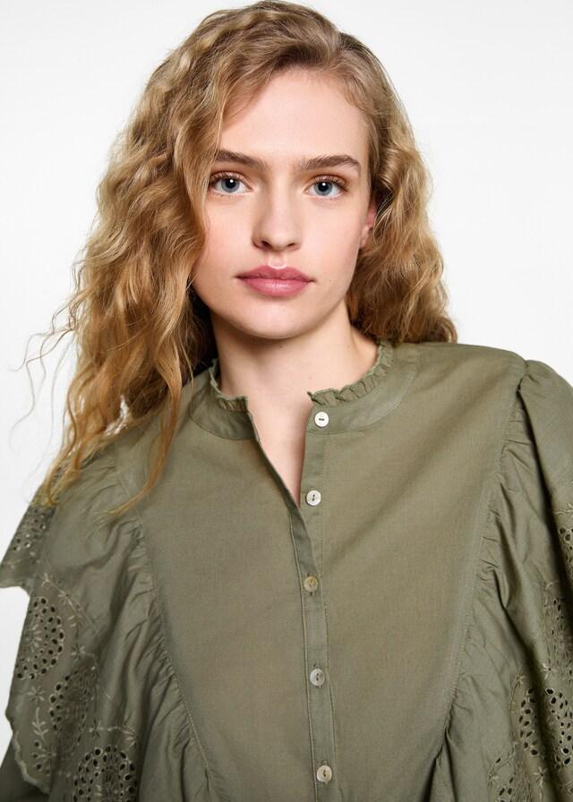 Mango Rüschenbluse Räumungsverkauf