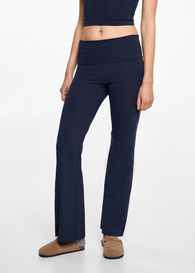 Mango Flared Leggings Begrenzte Freigabe