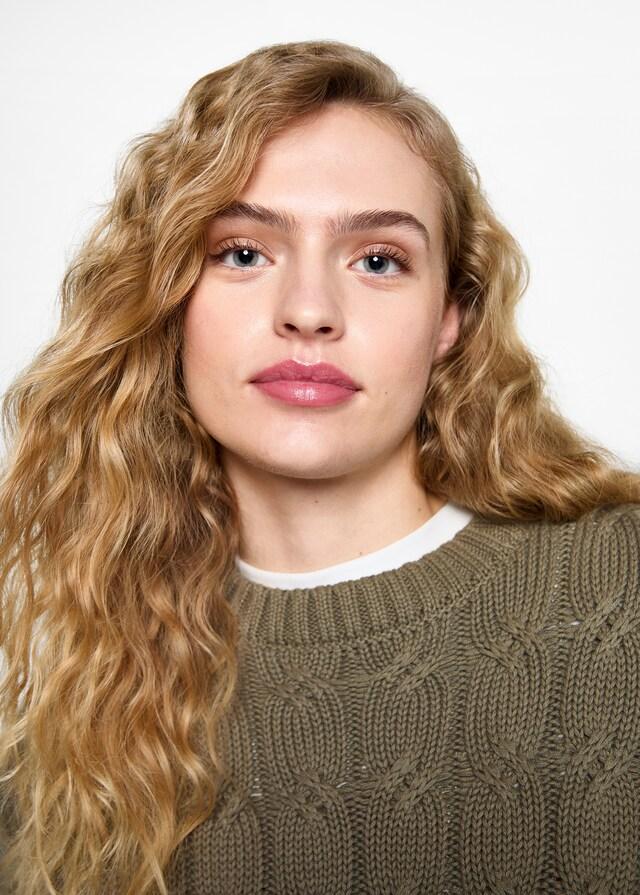 Mango Pullover mit Zopfmuster Bis zu 50% Rabatt