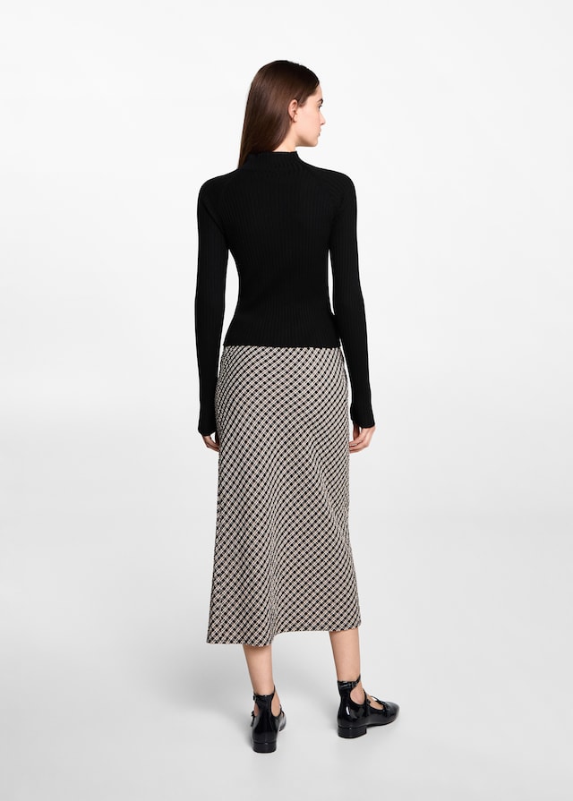 Mango Ripp-Pullover mit Rollkragen Bis zu 60% Rabatt