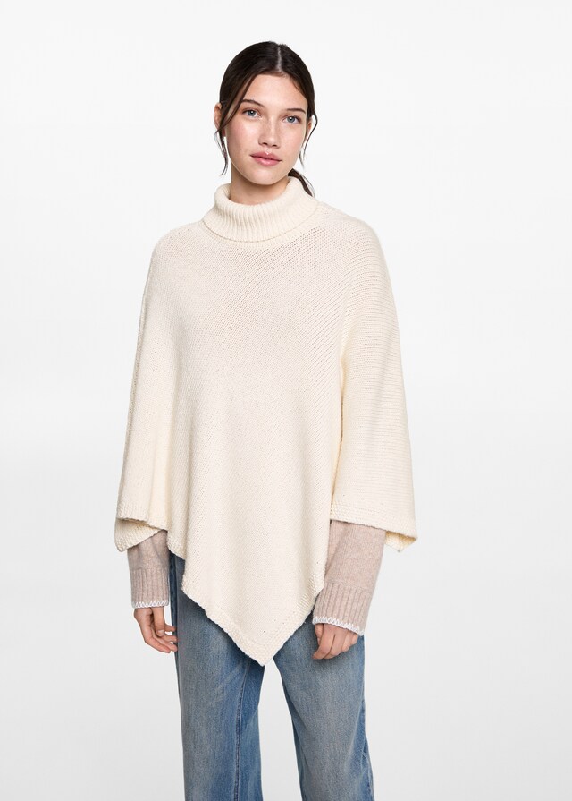Mango Strickponcho Bis zu 65% Rabatt