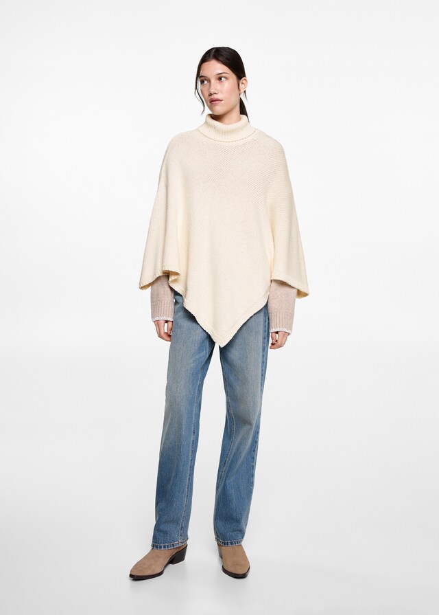 Mango Strickponcho Bis zu 65% Rabatt