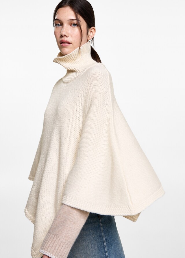 Mango Strickponcho Bis zu 65% Rabatt