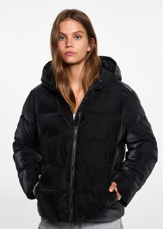 Mango Stepp-Anorak mit Kapuze Super Rabatt