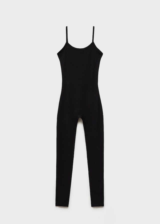 Mango Eng anliegender Sport-Jumpsuit Clearance-Verkauf
