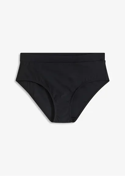 bonprix Aparter Shape Maxi-Badeanzug mit leichter Formkraft - schwarz