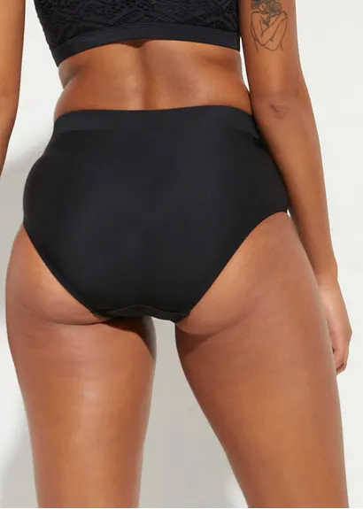 bonprix Aparter Shape Maxi-Badeanzug mit leichter Formkraft - schwarz Riesige Rabatte