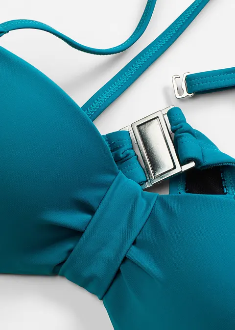 bonprix Edles Balconette Bikini Oberteil - petrol Cup B Begrenzt auf 3 Tage