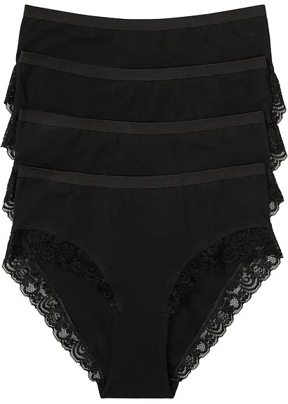 bonprix Bequemer Maxilsip mit schöner Spitze - schwarz - Damen Discount Store für neue Produkte