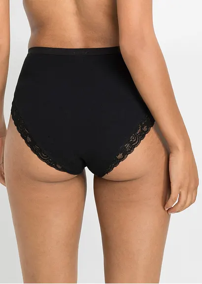 bonprix Bequemer Maxilsip mit schöner Spitze - schwarz - Damen Discount Store für neue Produkte