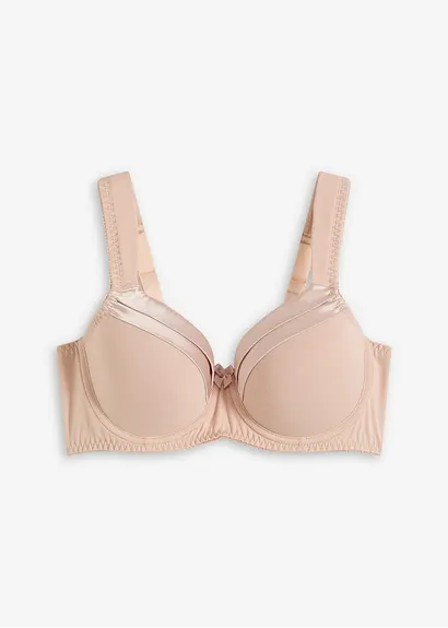 bonprix Moderner Schalen-BH mit Bügel - beige Cup E - Damen
