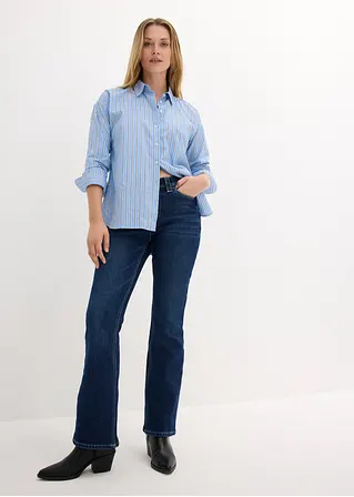 bonprix Thermo Jeans im Bootcut Fit - blau regular - Damen Sonderangebote