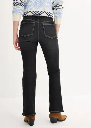 bonprix Thermo Jeans im Bootcut Fit - schwarz regular - Damen Riesige Ersparnisse