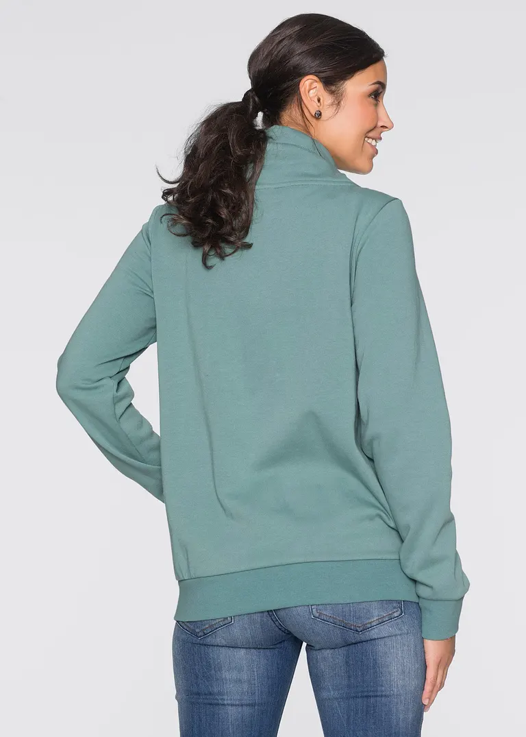 bonprix Sweatjacke für die Schwangerschaft und danach mit Trageeinsatz Wochenangebot