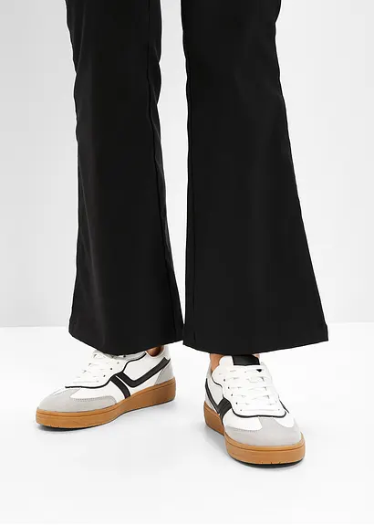 bonprix Modischer Sneaker im Casual-Look - weiß - Damen Versandkostenfrei