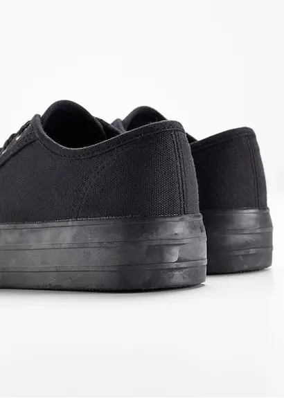 bonprix Schicker Plateausneaker von RAINBOW mit Schnürung - schwarz Preisnachlass