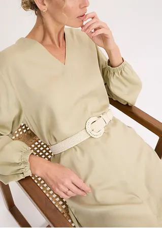 bonprix Geschmackvoller Gürtel mit Struktur - weiß - Damen Blitzangebot