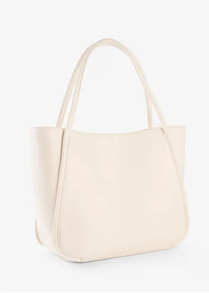 bonprix Modischer Shopper in Lederoptik - beige - Damen Vierteljährliche Förderung