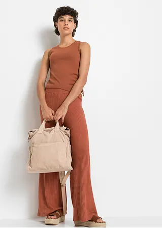 bonprix Weicher Rucksack in Cordoptik - beige - Damen Riesige Rabatte