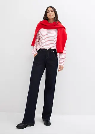 bonprix Lässiger Pullover mit weitem Ausschnitt - rot - Damen Osterangebot