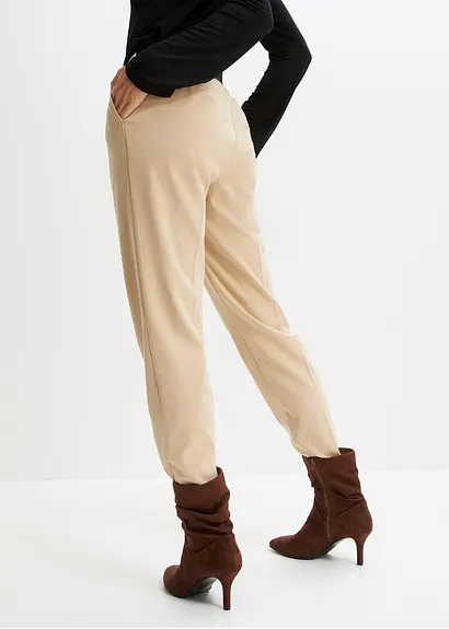 bonprix Elegante Hose mit Bügelfalte - beige - Damen Muttertagsangebot