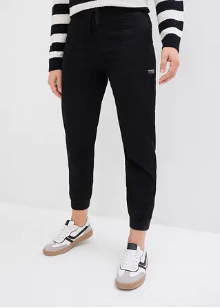 bonprix Twillhose mit Bequembund und aufgesetzten Taschen hinten - Damen Neuheiten