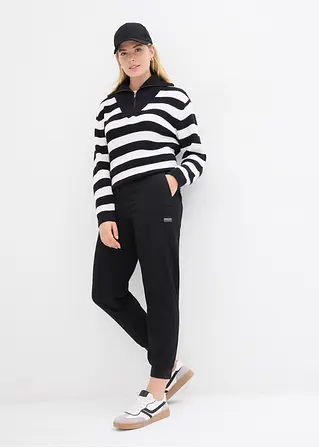 bonprix Twillhose mit Bequembund und aufgesetzten Taschen hinten - Damen Neuheiten
