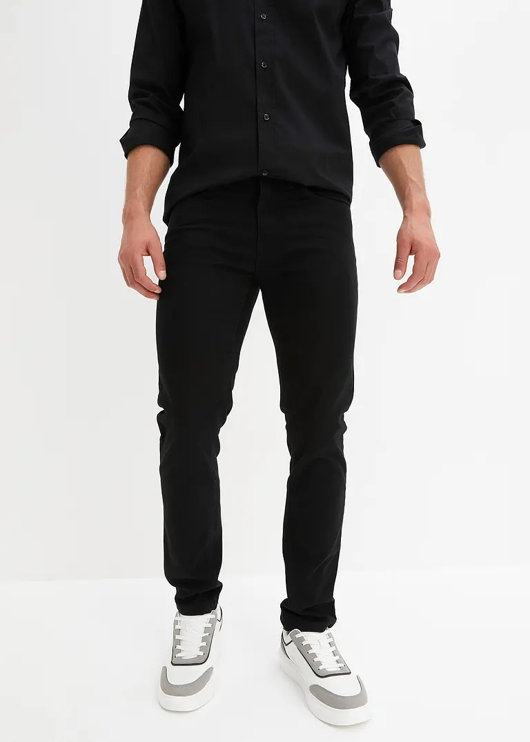 bonprix Herren Jeans mit Stretchanteil - schwarz N-Größe Kostenloser Versand international