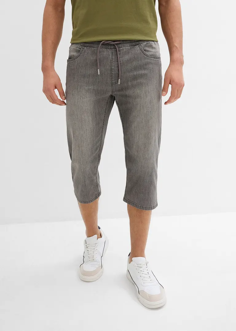 bonprix Bequeme Schlupfjeans in 3/4 Länge aus sommerlich leichtem Denim Begrenzt auf 3 Tage