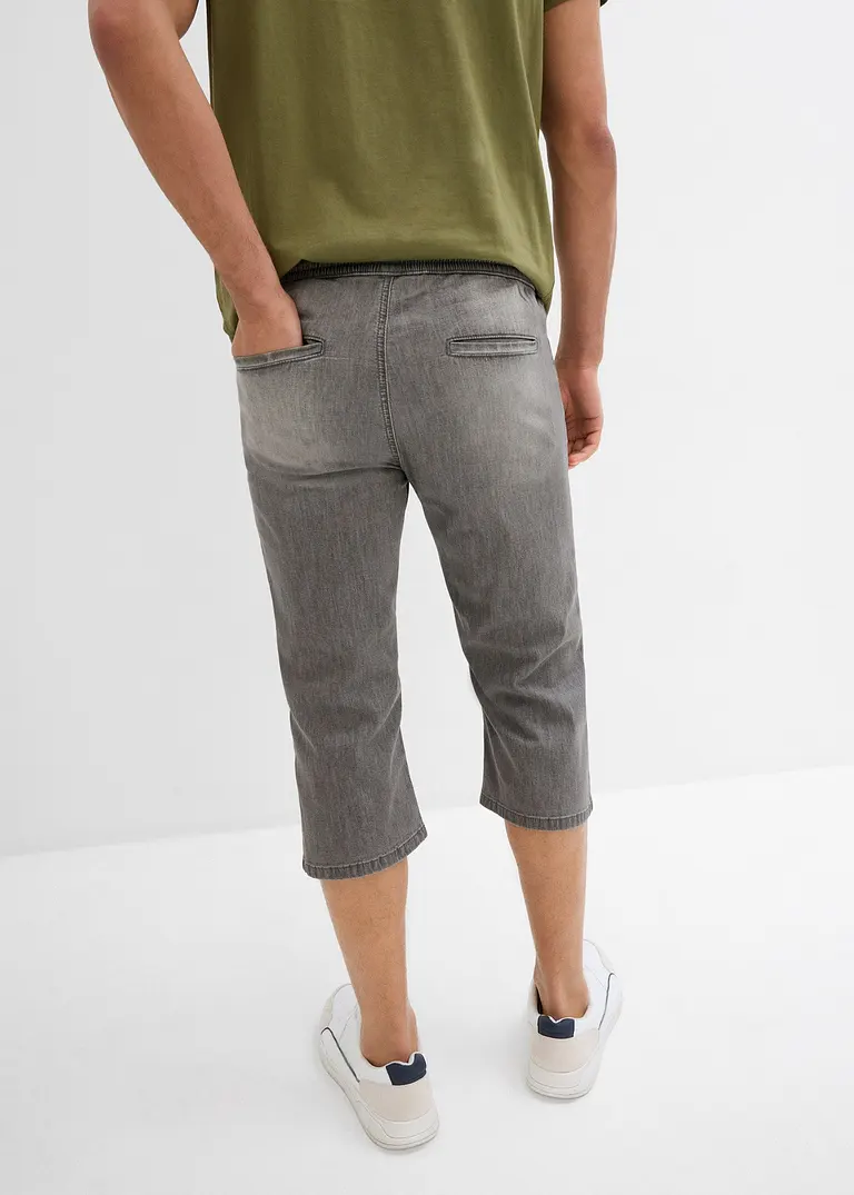 bonprix Bequeme Schlupfjeans in 3/4 Länge aus sommerlich leichtem Denim Begrenzt auf 3 Tage