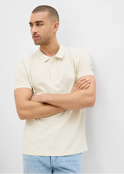 bonprix modernes Poloshirt in Piqué-Qualität im Doppelpack Im Verkauf