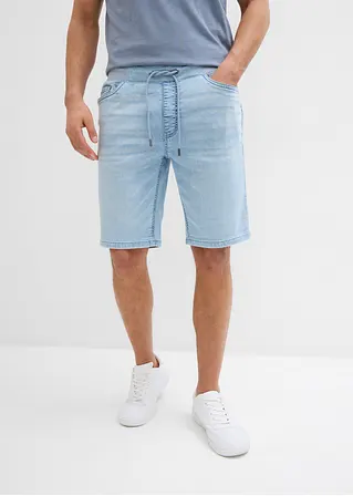 bonprix Kernige Bermuda aus bequemen Sweat-Denim - blau Rabatte dieses Monats