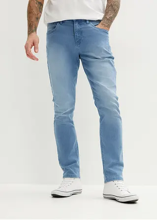 bonprix Modische Slim Fit Stretch-Jeans mit leichter Waschung - blau Fabrikpreis