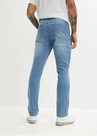 bonprix Modische Slim Fit Stretch-Jeans mit leichter Waschung - blau Fabrikpreis