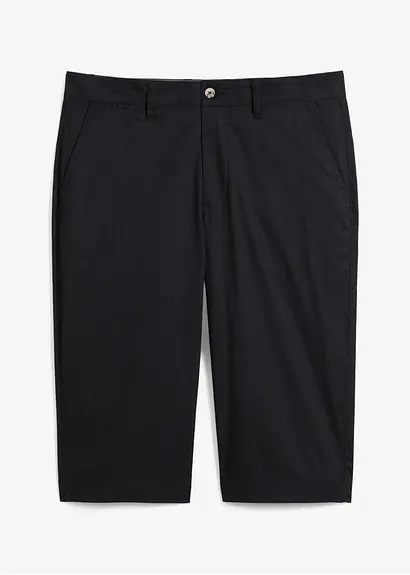 bonprix moderne Long-Bermuda in leichter Qualität - schwarz Günstig kaufen