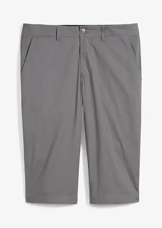 bonprix moderne Long-Bermuda in leichter Qualität - grau Versandkostenfrei