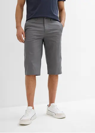 bonprix moderne Long-Bermuda in leichter Qualität - grau Versandkostenfrei