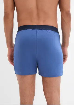 bonprix Lockere Jersey Boxershorts im 4er Pack - dunkelblau+hellindigo Neuheiten