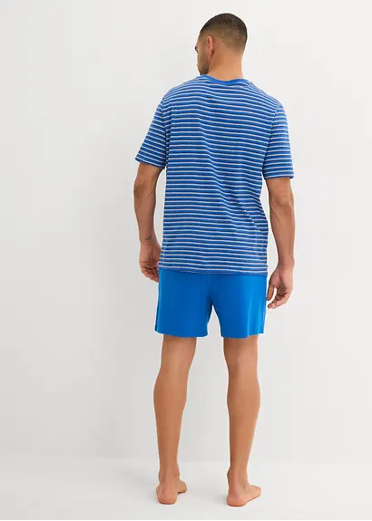 bonprix Gestreifter Shorty mit Hosentaschen - grau - Herren VIP-Rabatte
